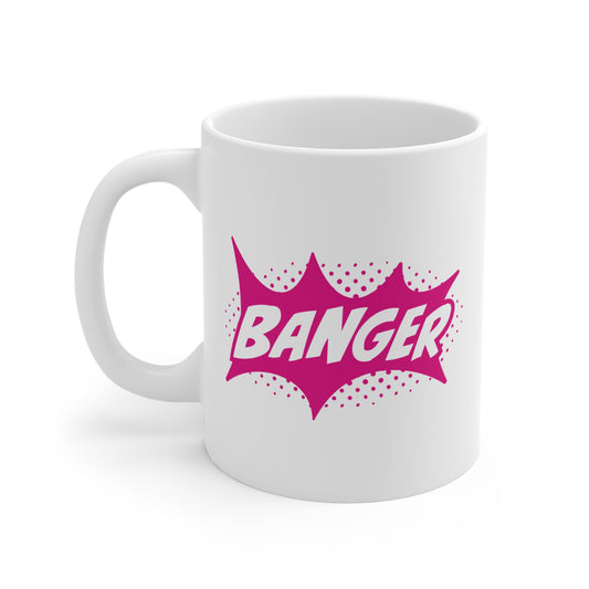 BANGER Mug – Meme Culture Coffee Cup for Crypto, Twitter & Friends