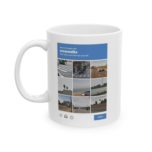 CAPTCHA Mug – One Sip Closer to Verification