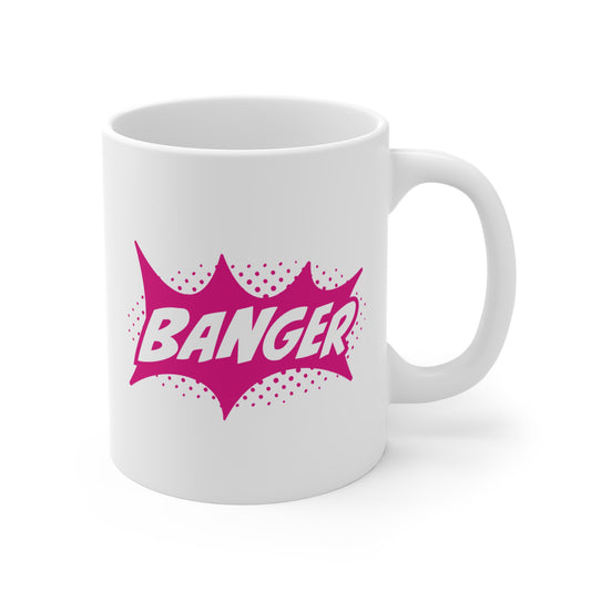 BANGER Mug – Meme Culture Coffee Cup for Crypto, Twitter & Friends