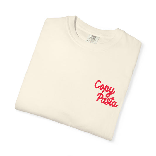 Copy Pasta Logo Tee – Print Culture, Not Just Memes